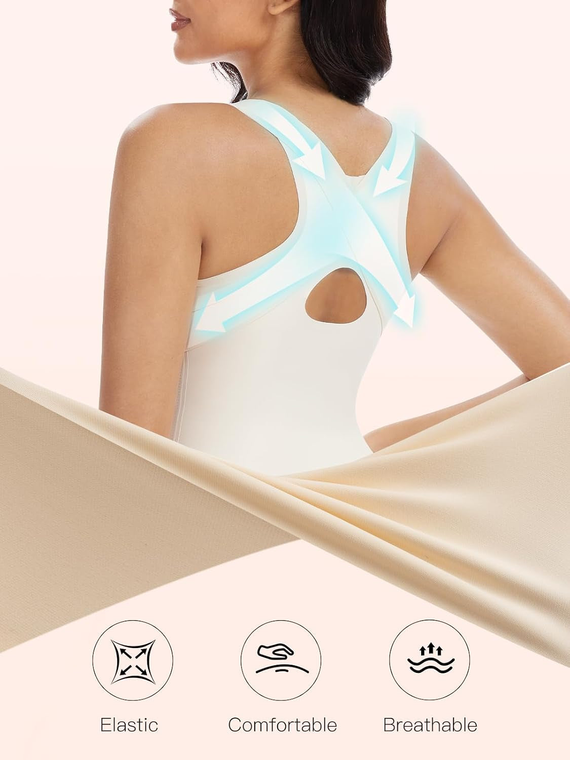 Posture Corrector Shapewear Bodysuit : Posture Bra Shapewear Tummy Control - Upper Back Support Body Shaper