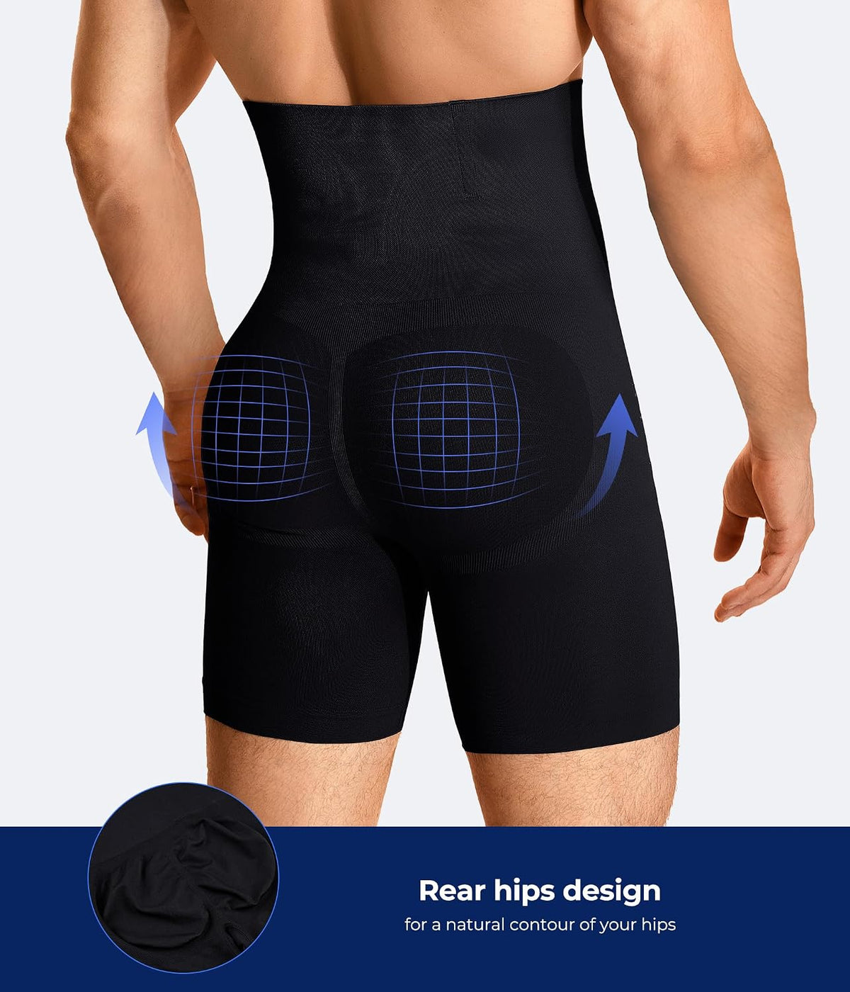 Mens Shapewear Tummy Control Underwear Compression Shorts Slimming Body Shaper Leg Boxer Briefs