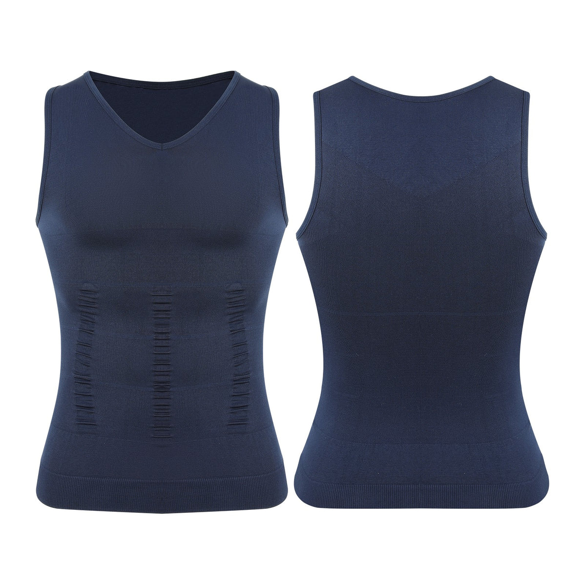 Men'S Body Shaper Slimming Shirt Compression Vest Elastic Shapewear Tank Tops