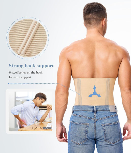 Waist Trainer for Men Shapewear Tummy Control Body Shaper Corset Slimming Girdle Fajas Para Hombres