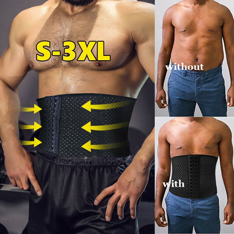 Men'S Body Shaper Slimming Shirt Compression Vest Elastic Shapewear Tank Tops