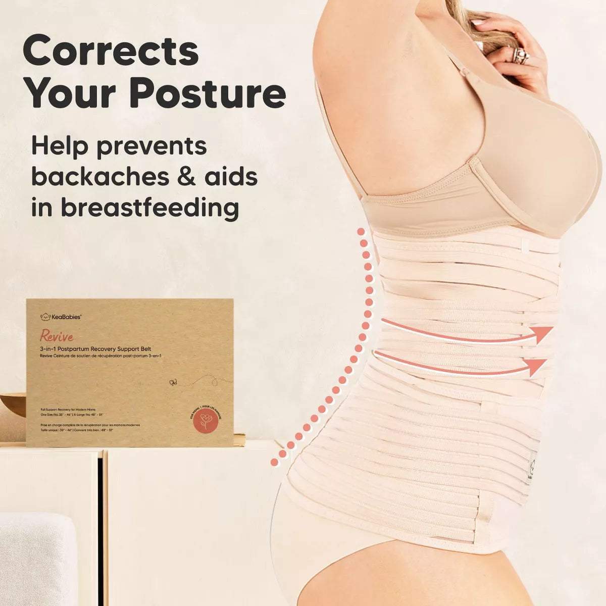 Lower Belly Compression Band pelvic belt detail