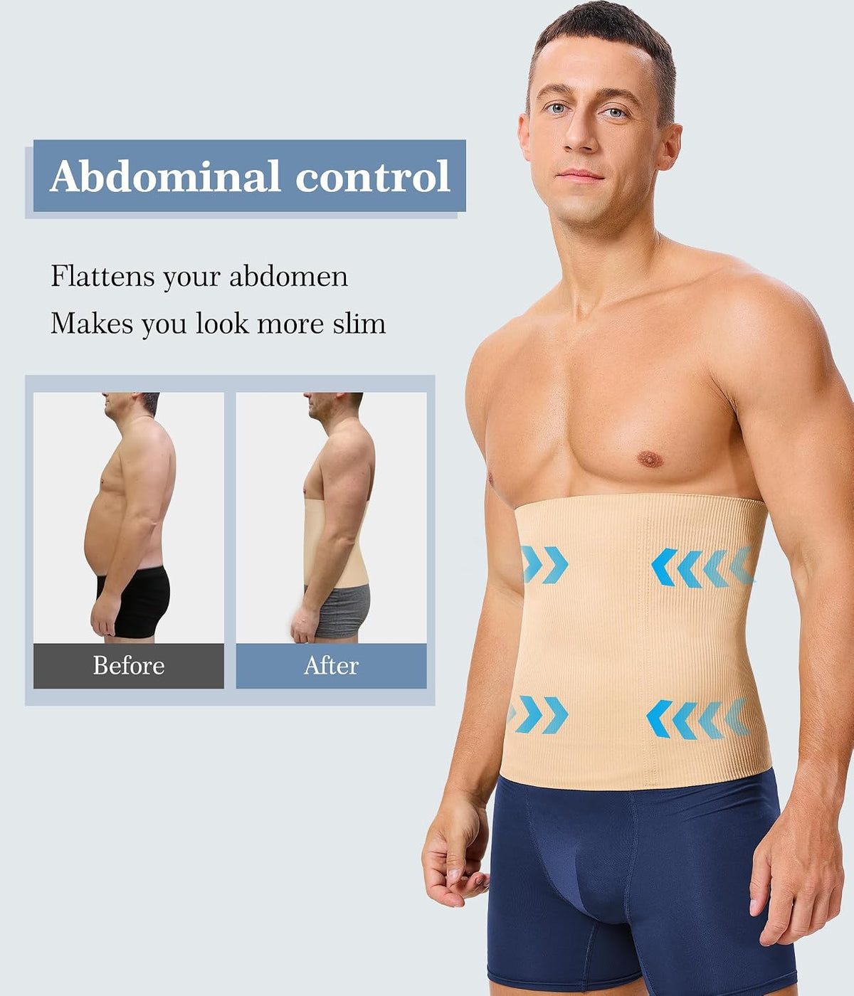 Waist Trainer for Men Shapewear Tummy Control Body Shaper Corset Slimming Girdle Fajas Para Hombres