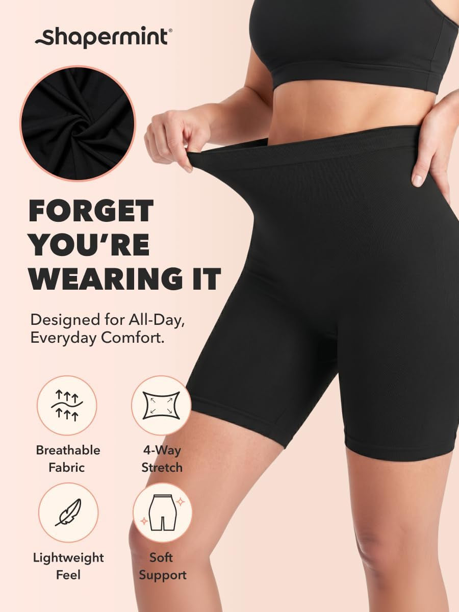 Shapewear for Women - High-Waisted Shapewear Tummy Control Shorts, Thigh Slimmer, Underwear for Women