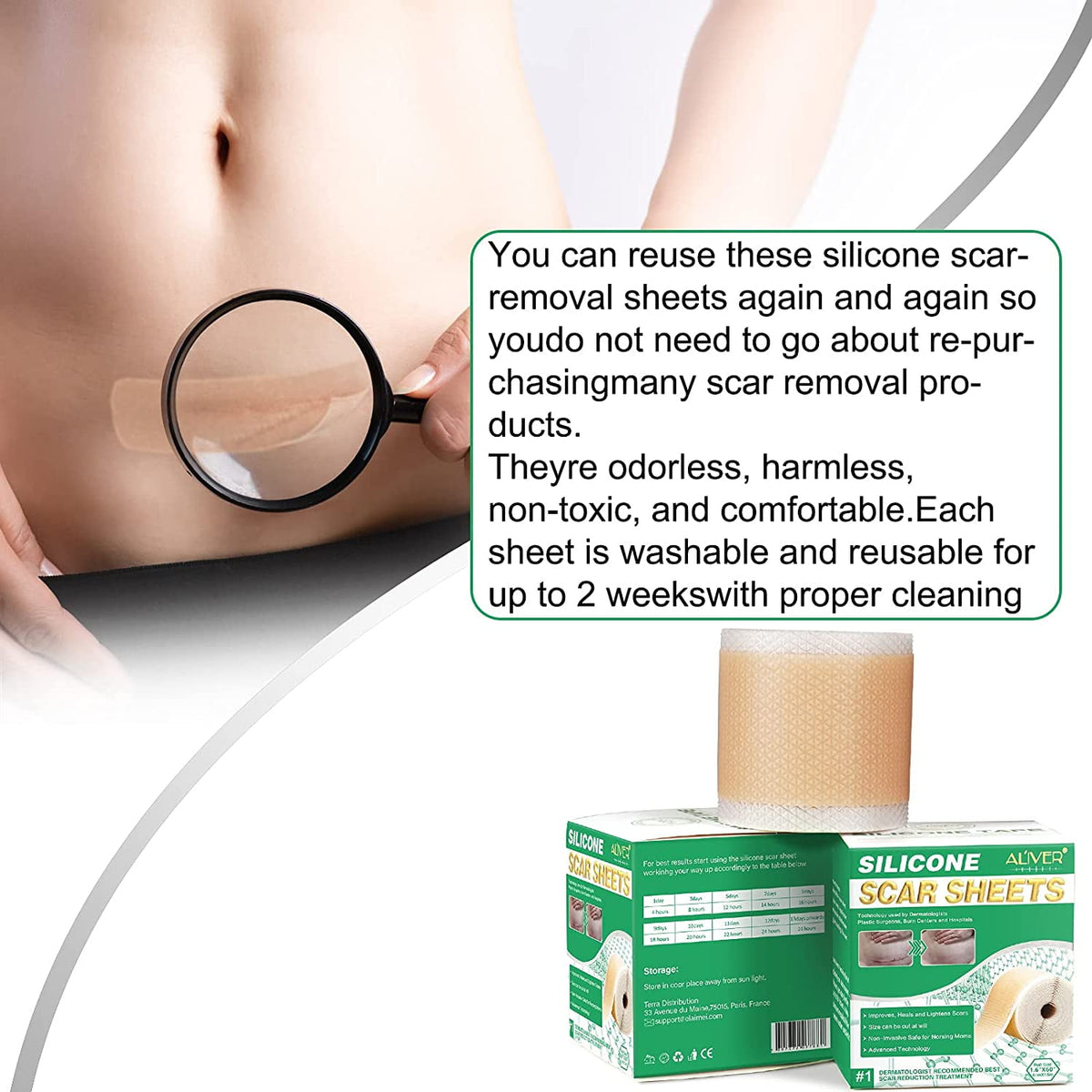 Scar Therapy Silicone Patch