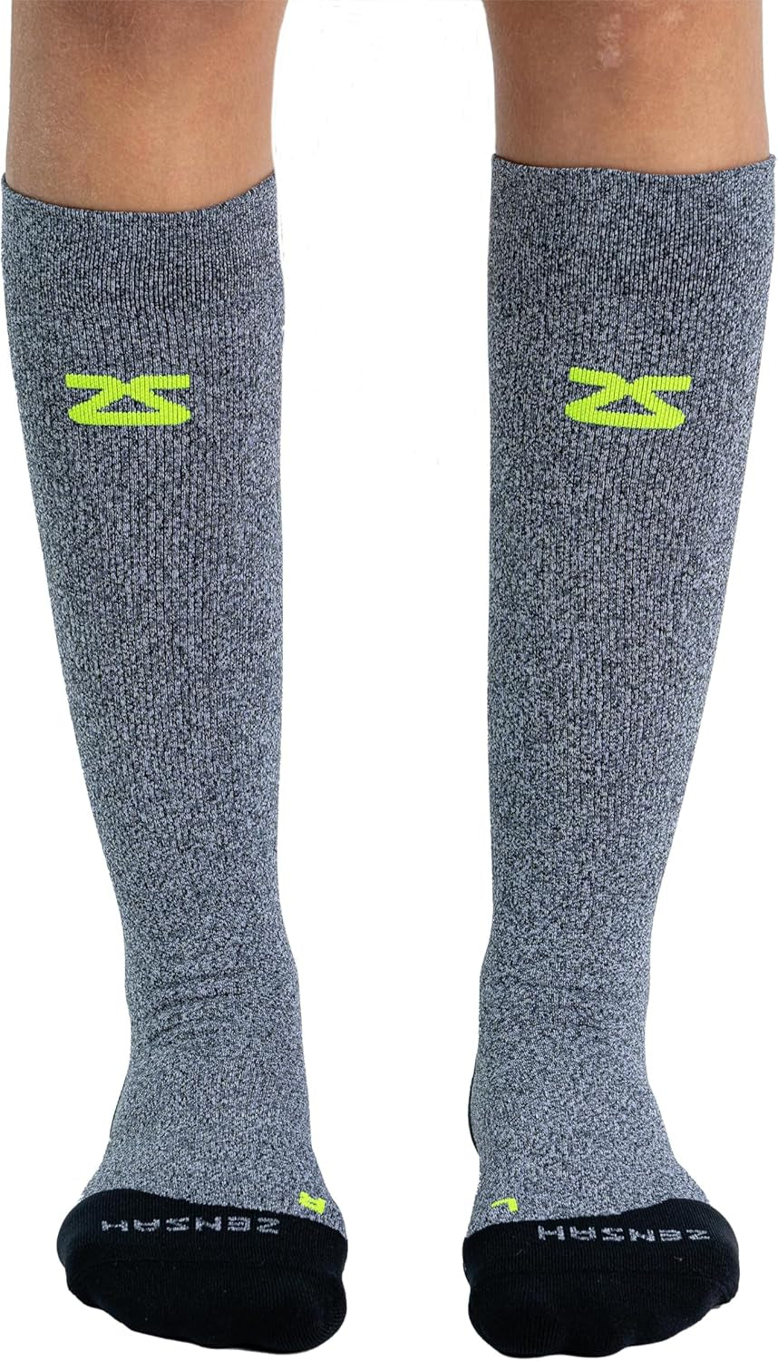 Tech+ Compression Socks - Knee High Running Socks for Sports, Travel, Made in Italy