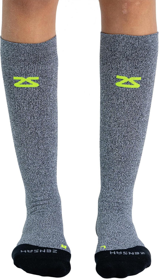 Tech+ Compression Socks - Knee High Running Socks for Sports, Travel, Made in Italy