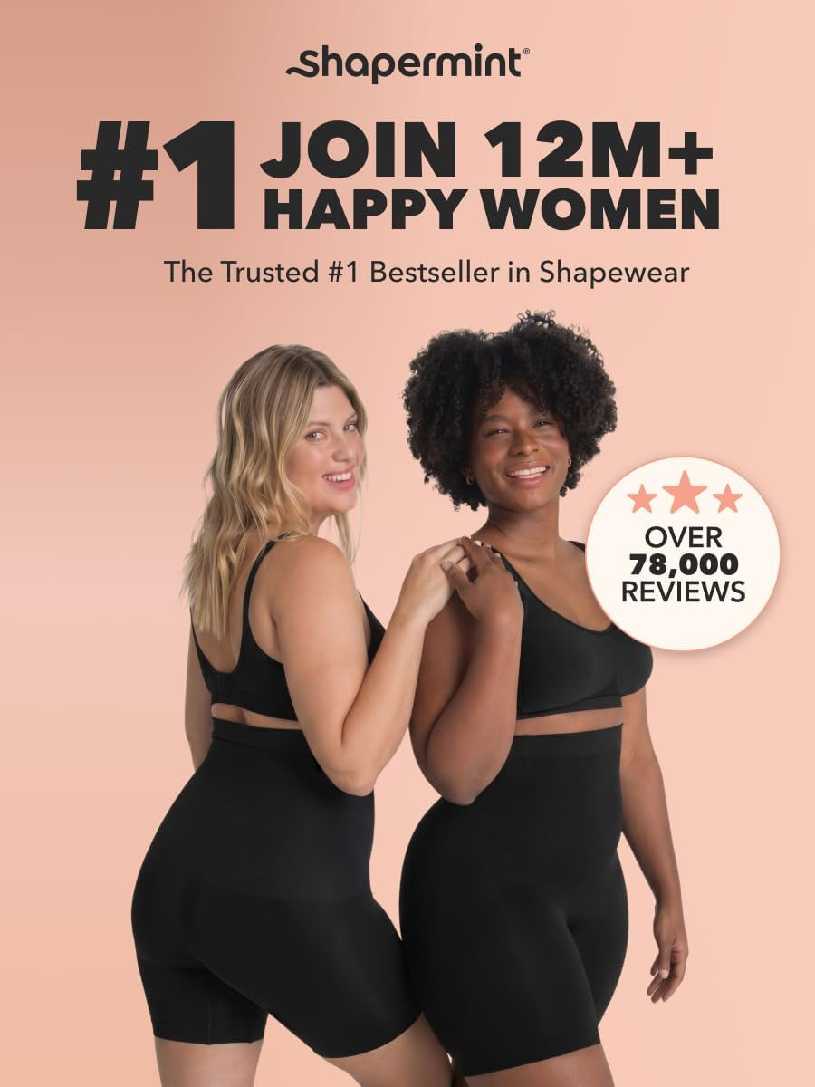 Shapewear for Women - High-Waisted Shapewear Tummy Control Shorts, Thigh Slimmer, Underwear for Women