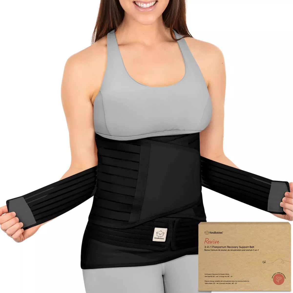 Lower Belly Compression Band adjustable closure detail